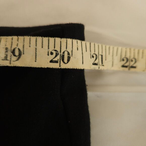 Eileen Fisher Womens Petite Large Black Pull On Stretch Slim Pants - Picture 6 of 8